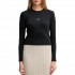 Calvin Klein Top Long Sleeve Baby Monogram-Black