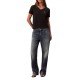 Calvin Klein T-Shirt Relaxed Fit Monogrammed V Neck-Black