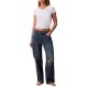 Calvin Klein T-Shirt Relaxed Fit Monogrammed V Neck-Brilliant White
