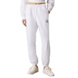 Calvin Klein Terry Jogger French Monologo-Brilliant White