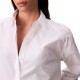 Calvin Klein Shirt  Cropped Solid Boxy-Brilliant White