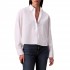 Calvin Klein Shirt  Cropped Solid Boxy-Brilliant White