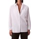 Calvin Klein Shirt Poplin Relaxed-Brilliant White