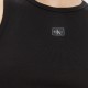 Calvin Klein Tank Top Woven Label-Black