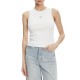 Calvin Klein Tank Top Woven Label-Brilliant White