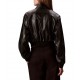 Calvin Klein Jacket Bomber Crop-Black Calvin Klein Jacket Bomber Crop-Black