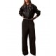 Calvin Klein Jacket Bomber Crop-Black Calvin Klein Jacket Bomber Crop-Black