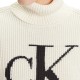 Calvin Klein Sweater Loose Contra Blown Up-Ivory