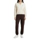 Calvin Klein Sweatshirt Stretch Terry Track Jacket-Antique White