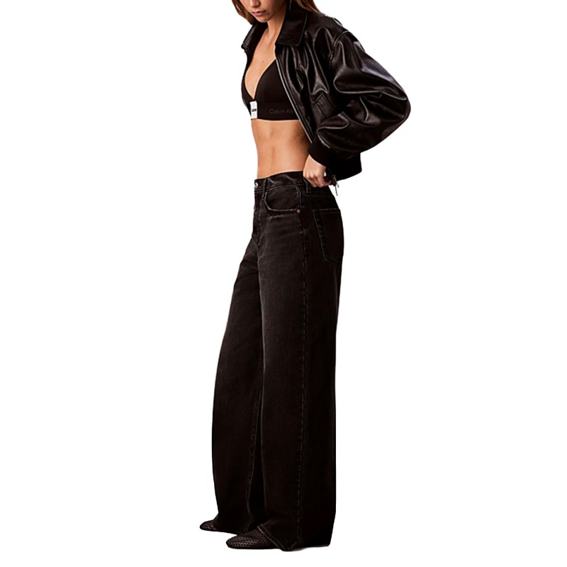 Calvin Klein Jeans Wide Leg-Evening Black