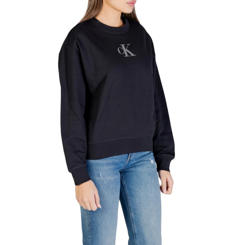 Calvin Klein Sweatshirt Crewneck Classic Foil-Black