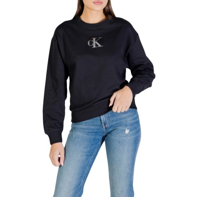 Calvin Klein Sweatshirt Crewneck Classic Foil-Black
