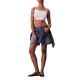 Calvin Klein Crop Top Baby Rib Woven Label-Bright White