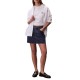 Calvin Klein T-Shirt Relaxed Embroidered Logo-Bright White Calvin Klein T-Shirt Relaxed Embroidered Logo-Bright White