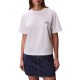 Calvin Klein T-Shirt Relaxed Embroidered Logo-Bright White Calvin Klein T-Shirt Relaxed Embroidered Logo-Bright White