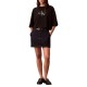 Calvin Klein T-Shirt Crop Boxy Monologo-Black