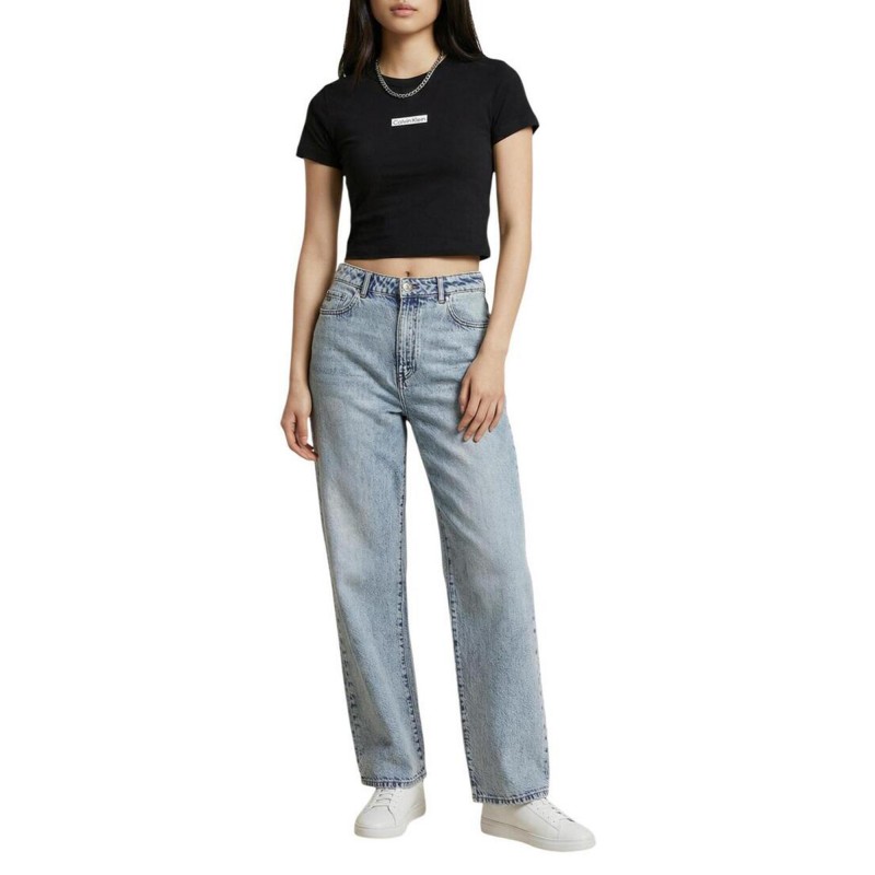 Calvin Klein T-Shirt Placed Institutional Baby TEE-Black