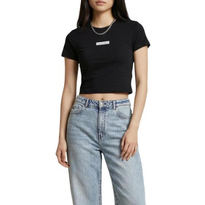 Calvin Klein T-Shirt Placed Institutional Baby TEE-Black
