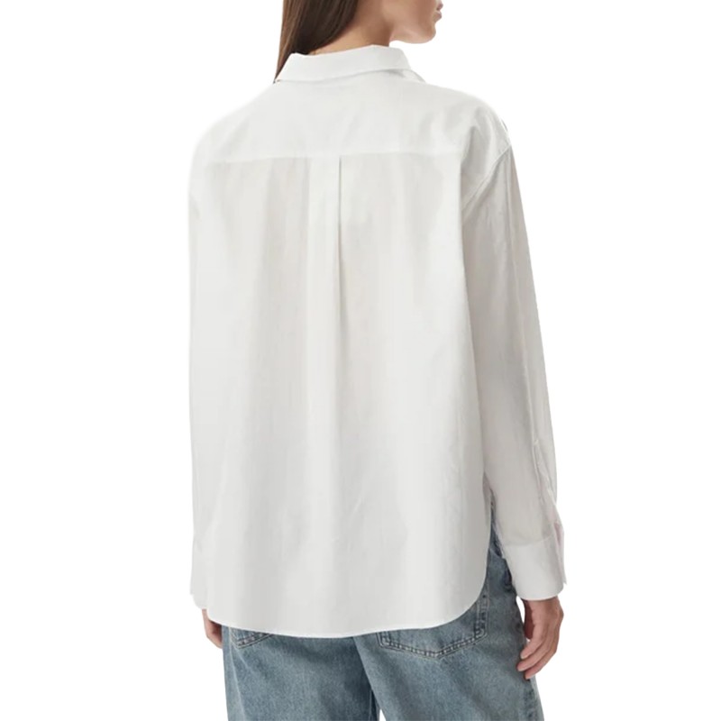 Calvin Klein Shirt Relaxed Fit Jacquard-Brilliant White