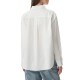 Calvin Klein Shirt Relaxed Fit Jacquard-Brilliant White