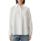 Calvin Klein Shirt Relaxed Fit Jacquard-Brilliant White
