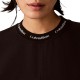 Calvin Klein T-Shirt Dress Milano Jersey Draped-Black