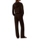 Calvin Klein Trousers Logo Waistband Wide Leg-Dark Coffee Calvin Klein Trousers Logo Waistband Wide Leg-Dark Coffee