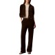 Calvin Klein Trousers Logo Waistband Wide Leg-Dark Coffee Calvin Klein Trousers Logo Waistband Wide Leg-Dark Coffee