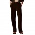 Calvin Klein Trousers Logo Waistband Wide Leg-Dark Coffee
