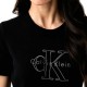 Calvin Klein Dress Logo Mini Knit-Black Calvin Klein Dress Logo Mini Knit-Black