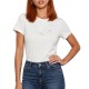 Calvin Klein T-Shirt Foil Logo Classic Resort-Tofu Calvin Klein T-Shirt Foil Logo Classic Resort-Tofu