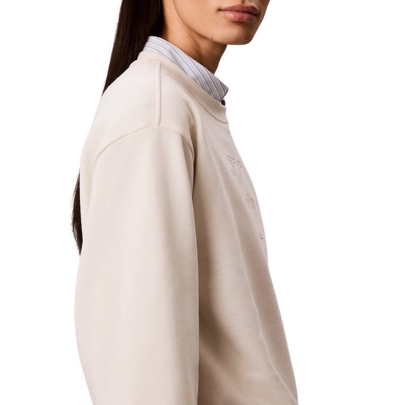 Calvin Klein Sweatshirt Terry Monogram-Tofu