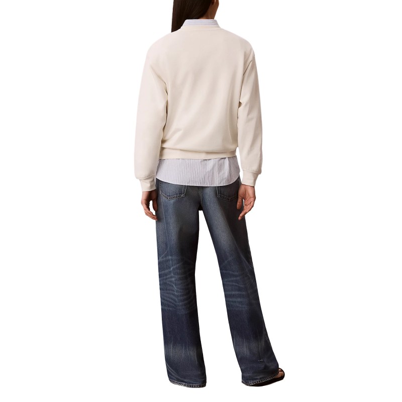 Calvin Klein Sweatshirt Terry Monogram-Tofu
