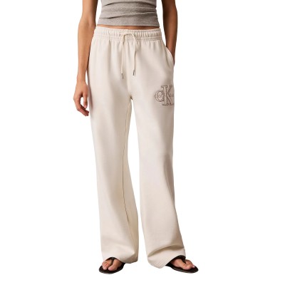 Calvin Klein Trousers Jogger Baby Terry Monologo-Tofu