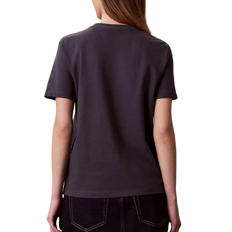Calvin Klein T-Shirt Baby Terry Hero Monologo-Ebony
