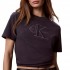 Calvin Klein T-Shirt Baby Terry Hero Monologo-Ebony