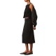 Calvin Klein Skirt Midi 2X2 Baby Rib Logo-Black Calvin Klein Skirt Midi 2X2 Baby Rib Logo-Black