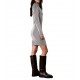 Calvin Klein Dress Bicolor Rib Zip Up-Black Combo Calvin Klein Dress Bicolor Rib Zip Up-Black Combo