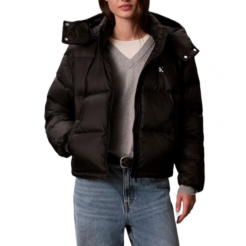 Calvin Klein Jacket Puffer Short Down-Black Calvin Klein Jacket Puffer Short Down-Black