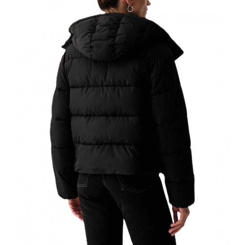 Calvin Klein Jacket Puffer Matte Short-Black Calvin Klein Jacket Puffer Matte Short-Black