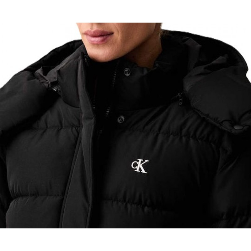 Calvin Klein Jacket Puffer Matte Short-Black Calvin Klein Jacket Puffer Matte Short-Black