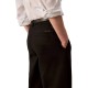 Calvin Klein Trousers Stretch Chino Wide Leg-Black Calvin Klein Trousers Stretch Chino Wide Leg-Black