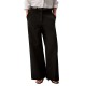 Calvin Klein Trousers Stretch Chino Wide Leg-Black Calvin Klein Trousers Stretch Chino Wide Leg-Black
