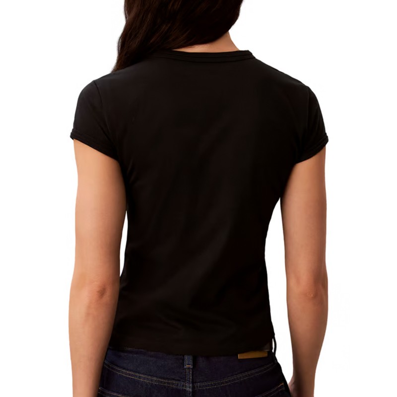 Calvin Klein T-Shirt Slim Fit Logo Heart-Black Calvin Klein T-Shirt Slim Fit Logo Heart-Black
