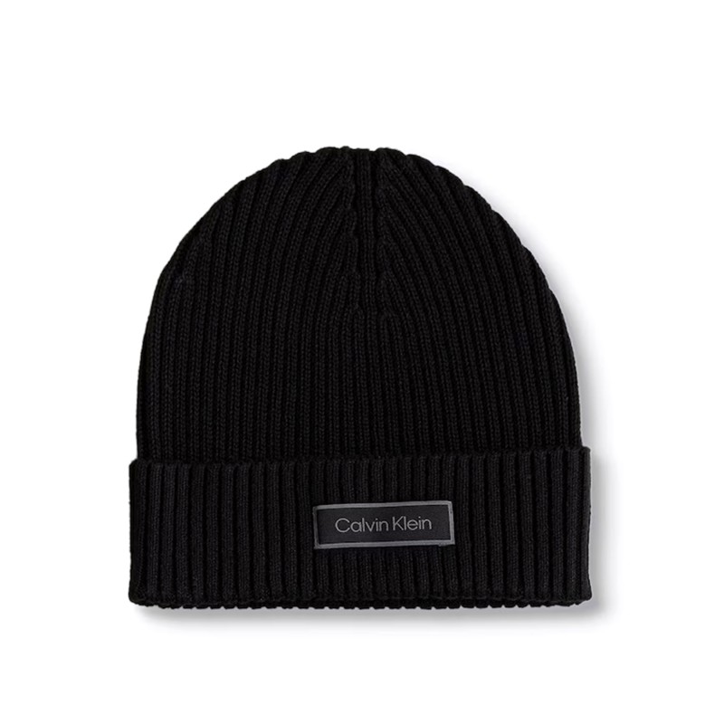 Calvin Klein Beanie Scarf Rib Gift Box-Black Calvin Klein Beanie Scarf Rib Gift Box-Black