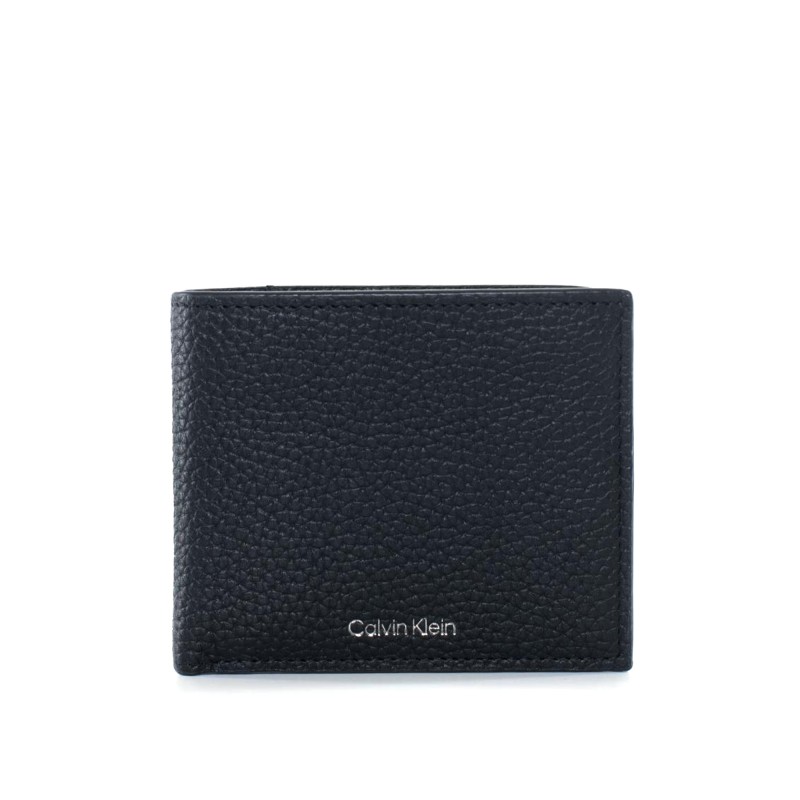 Calvin Klein Wallet Foil Emboss Coin-Black