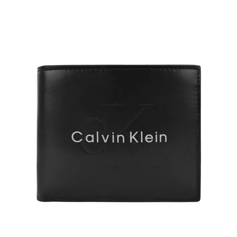 Calvin Klein Wallet Billfold Bold Coin-Blck