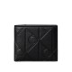 Calvin Klein Wallet Billfold Emboss Full-Grain Leather-Black Calvin Klein Wallet Billfold Emboss Full-Grain Leather-Black