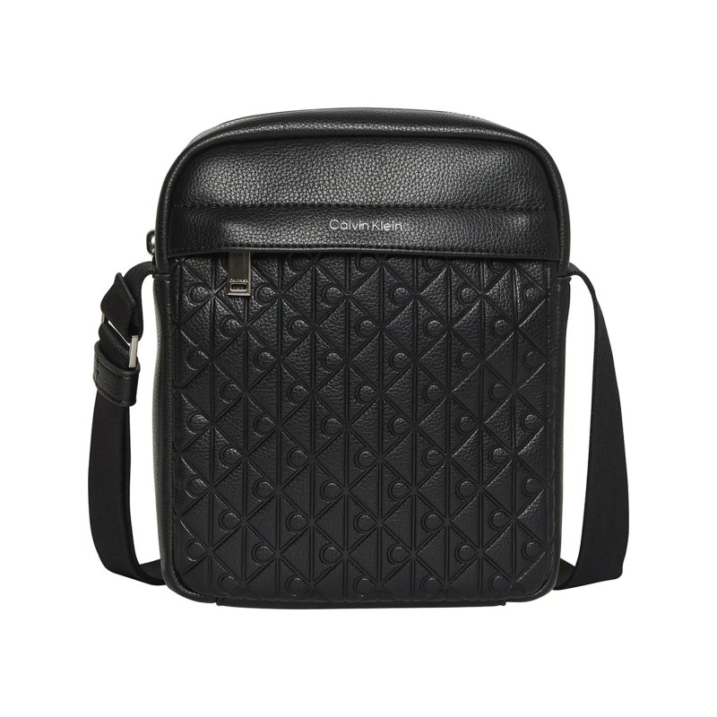 Calvin Klein Reporter Bag Emboss Emblem-Black