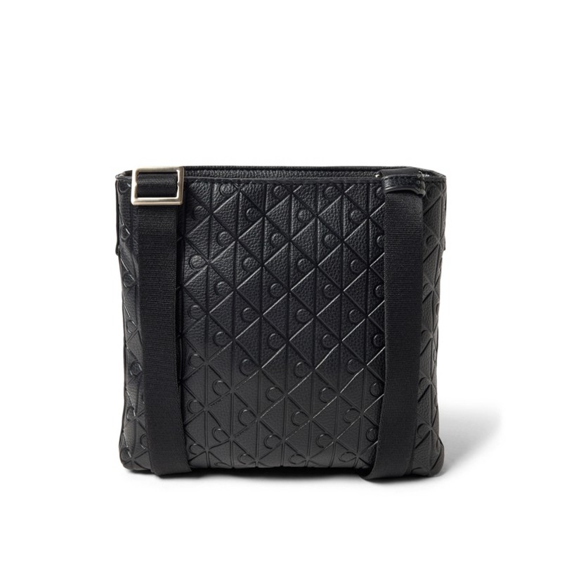 Calvin Klein Flatpack Bag Emblem Aop Emboss-Black